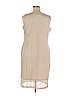 Stitch Between 100% Polyester Ivory Casual Dress Size 2X - photo 2