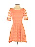 Rewind Orange Casual Dress Size S - photo 1