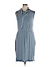 Simply Vera Vera Wang Gray Casual Dress Size XL - photo 1