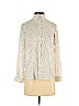 Ann Taylor LOFT 100% Polyester White Long Sleeve Blouse Size XS (petite) - photo 1