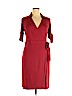 Ann Taylor LOFT Red Casual Dress Size 14 - photo 1