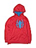 Marvel 100% Polyester Red Pullover Hoodie Size 10 - 12 - photo 1