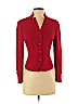 St. John Red Cardigan Size 2 - photo 1