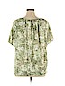 C.D. Daniels Green Short Sleeve Top Size 1X - photo 2