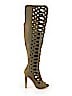 Shoedazzle Green Boots Size 6 - photo 1