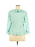 Miss Dorby 100% Polyester Green 3/4 Sleeve Blouse Size 14 - photo 2