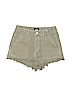 Hudson Jeans Green Denim Shorts Size 23 waist - photo 1