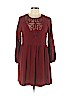 American Eagle Outfitters Burgundy Casual Dress Size L - photo 1