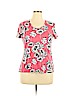 Croft & Barrow 100% Cotton Pink Short Sleeve T-Shirt Size XL - photo 1