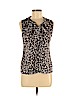 Ann Taylor Brown Sleeveless Blouse Size 6 (petite) - photo 1