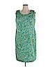 Jones New York Signature Teal Casual Dress Size 14 - photo 1