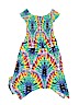 Art Class 100% Rayon Print Blue Dress Size 7 - 8 - photo 2