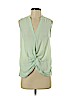 Lush Green Sleeveless Blouse Size S - photo 1