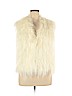 Guess 100% Modal Ivory Faux Fur Vest Size XL - photo 1