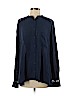 Free People Blue Long Sleeve Blouse Size S - photo 1