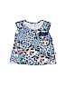 Assorted Brands 100% Cotton Blue Short Sleeve Top Size M (baby) - photo 1