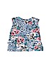 Assorted Brands 100% Cotton Blue Short Sleeve Top Size M (baby) - photo 2