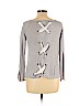 Lisa Todd 100% Linen Gray Pullover Sweater Size L - photo 2