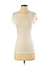 Alice + Olivia 100% Lyocell White Short Sleeve T-Shirt Size XS - photo 1