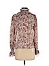Just Tan Long Sleeve Blouse Size S - photo 1