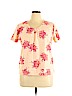 Jaclyn Smith Pink Short Sleeve Top Size XL - photo 1