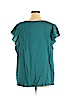Old Navy 100% Rayon Teal Short Sleeve Blouse Size XXL - photo 2