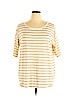 Forever 21 Tan Short Sleeve Top Size XL - photo 1