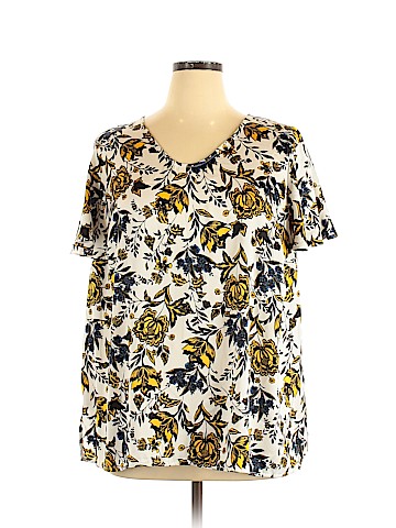 Liz Claiborne Short Sleeve Blouse (view 1)
