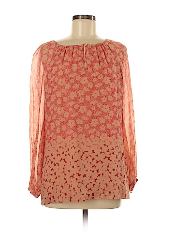 Tory Burch Long Sleeve Silk Top (view 1)