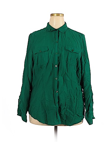 DressBarn Long Sleeve Blouse (view 1)