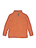 Crewcuts 100% Cotton Solid Orange Pullover Sweater Size 6 - 7 - photo 1