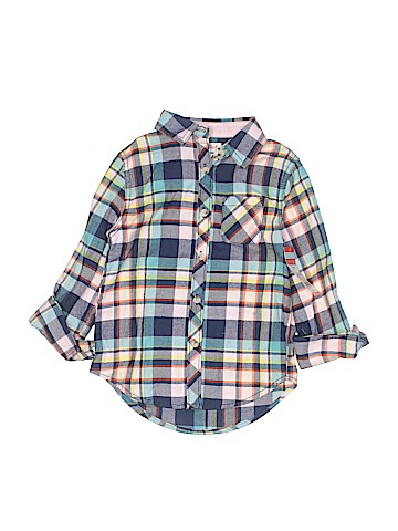Cat & Jack Long Sleeve Button-Down Shirt (view 1)