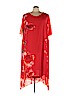 Assorted Brands 100% Polyester Red Casual Dress Size 4X - photo 1