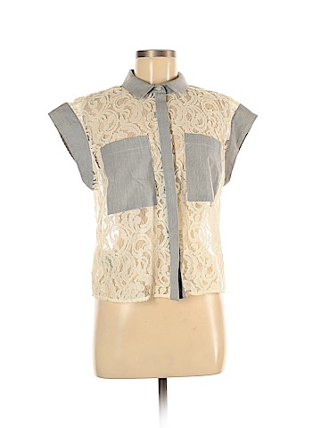 BCBGMAXAZRIA Short Sleeve Button-Down Shirt (view 1)