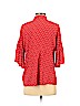 Zara 100% Polyester Red 3/4 Sleeve Blouse Size S - photo 2