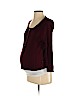 Motherhood Burgundy Cardigan Size S - photo 1