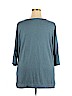 Botanique Blue 3/4 Sleeve Top Size 2X - photo 2