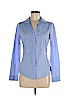 H&M Blue Long Sleeve Button-Down Shirt Size 6 - photo 1
