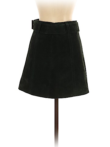 Zara Leather Skirt (view 2)