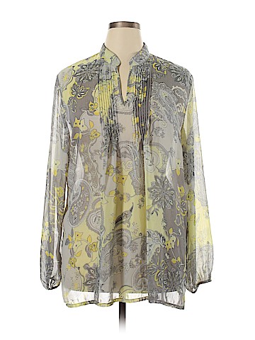 Susan Graver Long Sleeve Blouse (view 1)