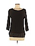 Ann Taylor Black Long Sleeve Top Size S (petite) - photo 1