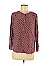 Ann Taylor LOFT 100% Rayon Burgundy Long Sleeve Blouse Size M (petite) - photo 1