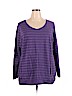 Lane Bryant Purple Pullover Sweater Size 22 - 24 Plus - photo 1