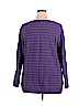 Lane Bryant Purple Pullover Sweater Size 22 - 24 Plus - photo 2
