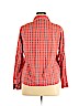 Japna 100% Cotton Red Long Sleeve Button-Down Shirt Size XL - photo 2
