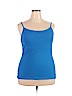 O Oscar De La Renta Blue Tank Top Size XXL - photo 1