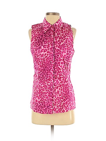 Lafayette 148 New York Sleeveless Button-Down Shirt (view 1)