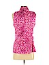 Lafayette 148 New York Pink Sleeveless Button-Down Shirt Size 8 - photo 2
