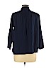 Old Navy Blue Long Sleeve Blouse Size M (petite) - photo 2