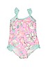 Carter's Pink One Piece Swimsuit Size 2T - photo 1